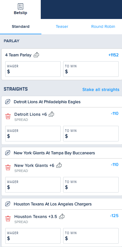 parlay insurance fanduel