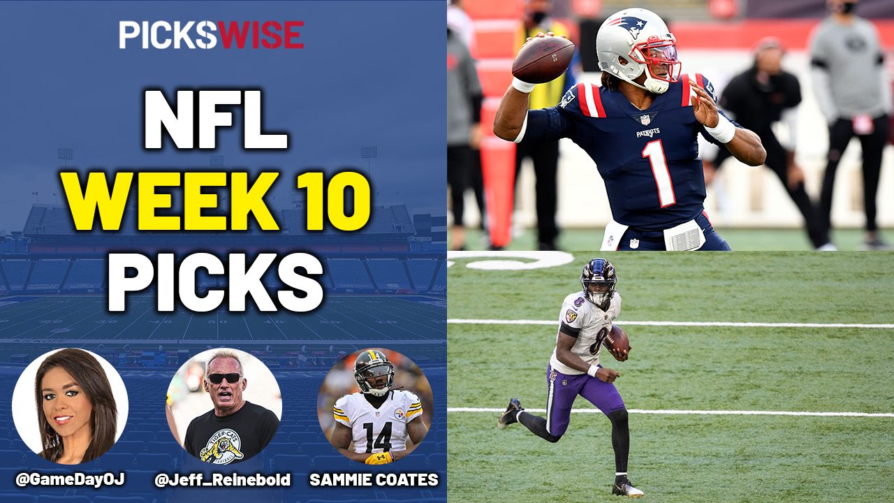 Pickswise NFL Show with Sammie Coates Week 10 Picks & Best bets