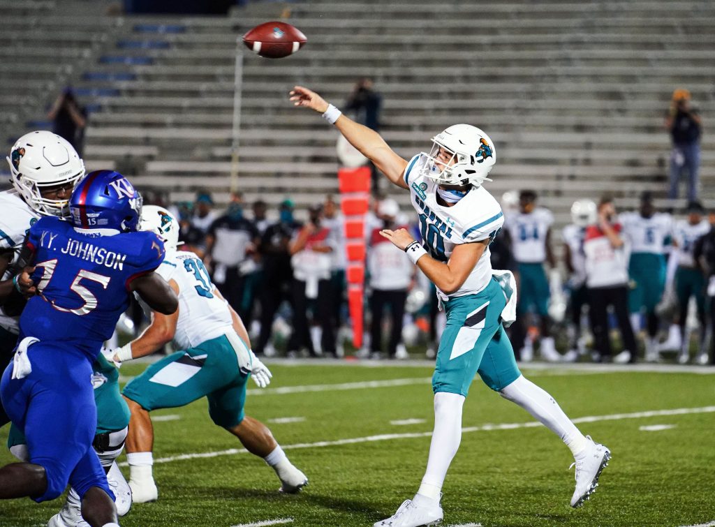 Grayson McCall of the Coastal Carolina Chanticleers