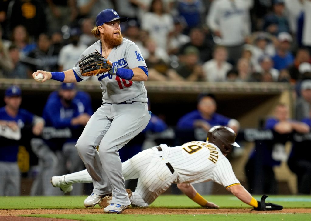 Dodgers' Justin Turners vs Padres