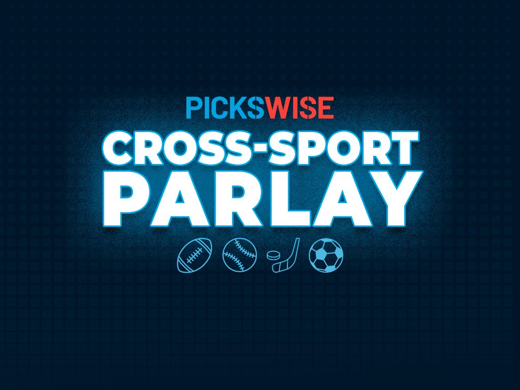 Tuesday cross-sport parlay: 4-team multi-sport parlay at +876 odds, including today's College Football, MLB, NHL, and Champions League predictions