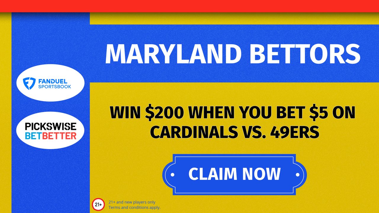 FanDuel Maryland promo code unlocks 0 bonus for launch day